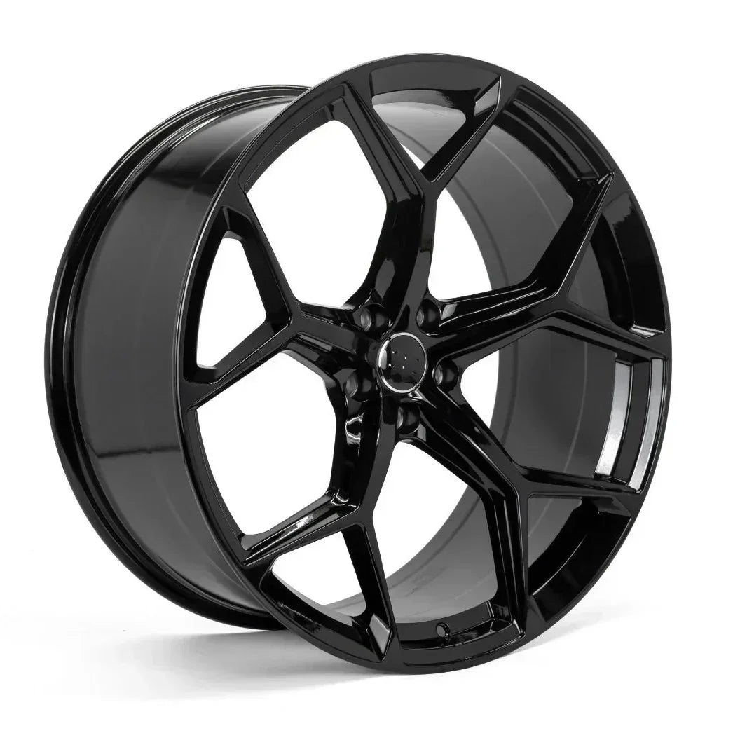 22x10" Performance Style Gloss Black Wheels - Fits Audi A6/A7/A8, Q7/Q8, E-Tron & S/RS Models - Ultra Speed Wheel