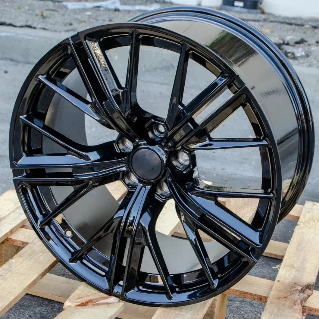 20x9"/20x10" ZL1 Mesh Style Gloss Black Wheels - Fits Chevy Camaro - Ultra Speed Wheel