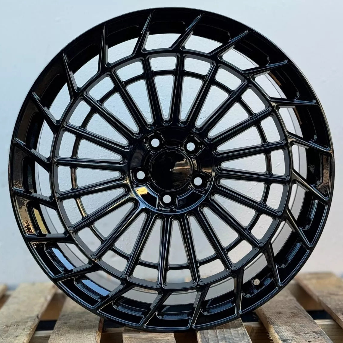 20x8.5"/20x9.5 Mesh Style Gloss Black Wheels - Fits Mercedes C, E, S, CLS Class