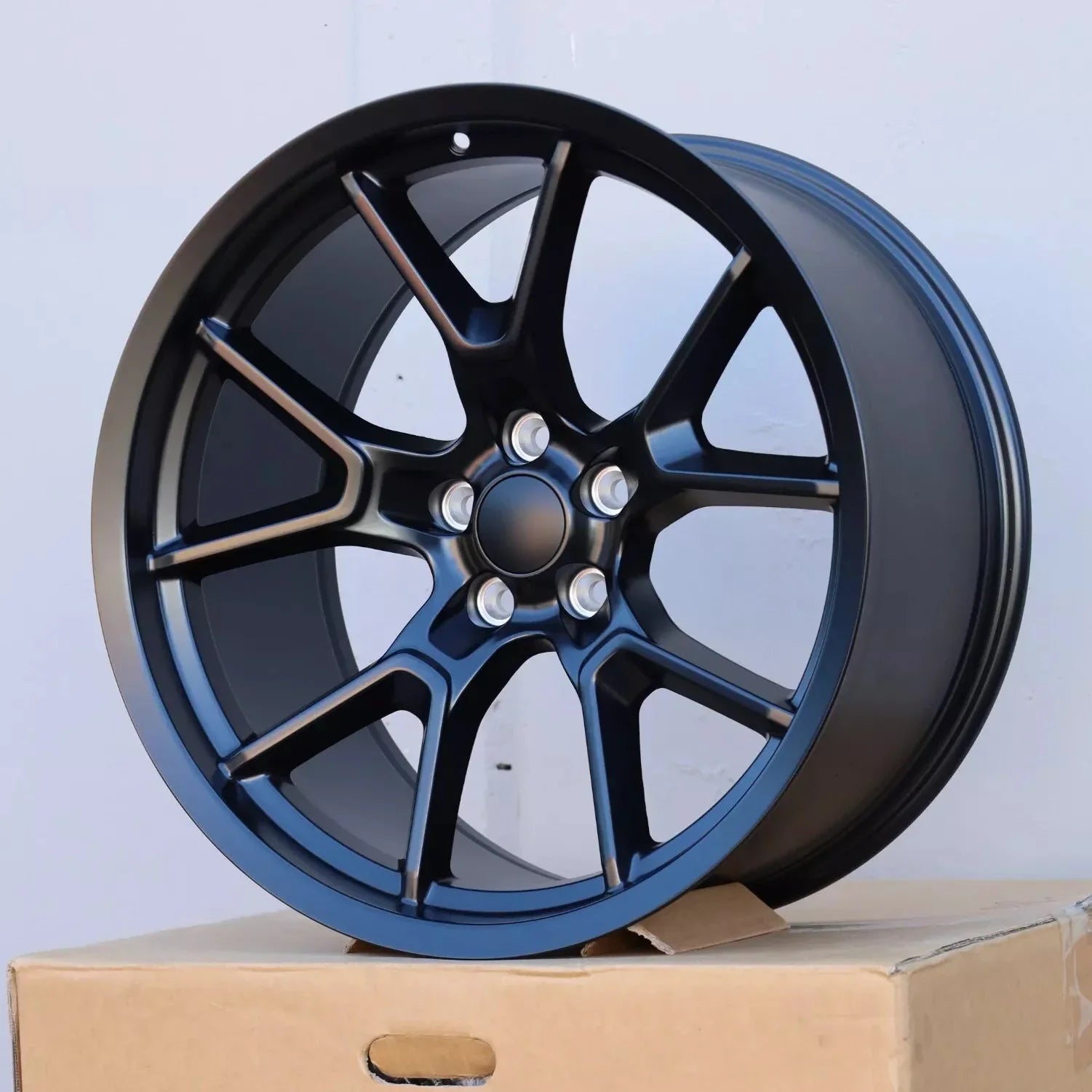 20x11" Anniversary Style Matte Black Wheels - Fits Dodge Challenger & Charger Models (Wide Body) - Ultra Speed Wheel
