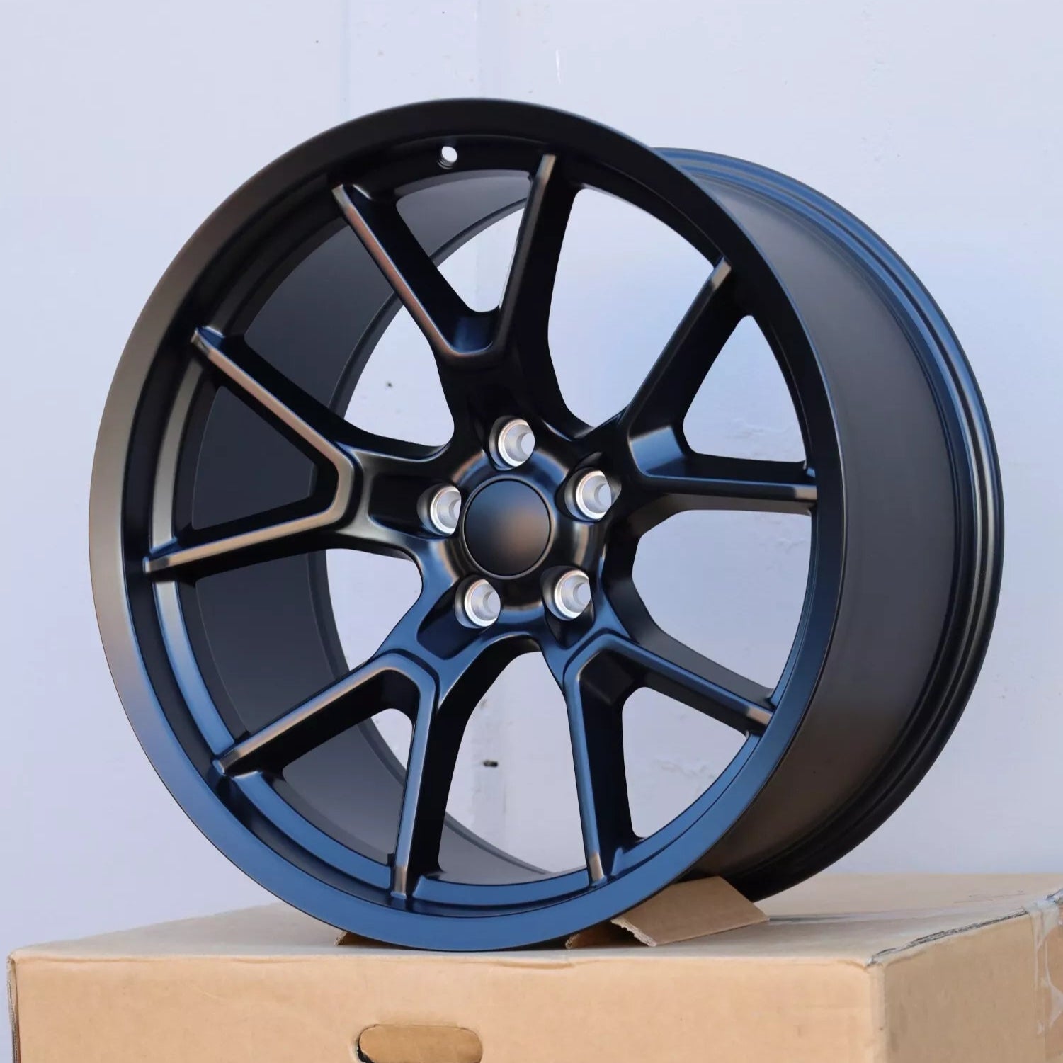20" 20x9"/20x10.5" Anniversary Style Matt Black Wheels
