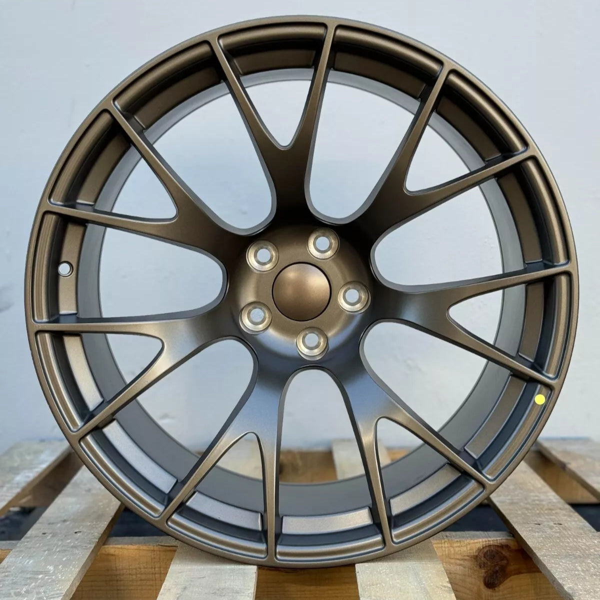 20x11" Hellcat Style Matte Bronze Wheels - Fits Dodge Challenger & Charger Models (Wide Body)