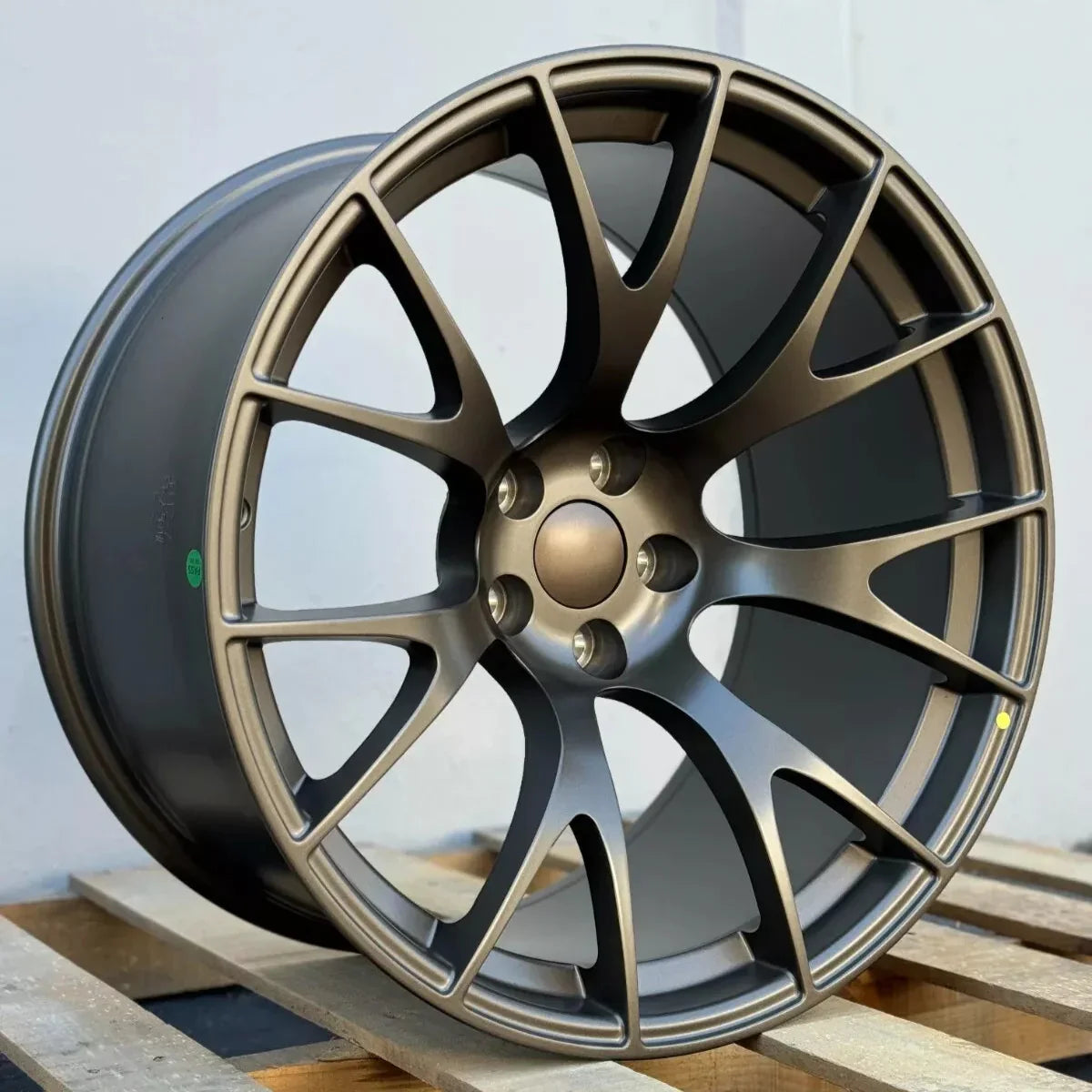 20x11" Hellcat Style Matte Bronze Wheels - Fits Dodge Challenger & Charger Models (Wide Body) - Ultra Speed Wheel