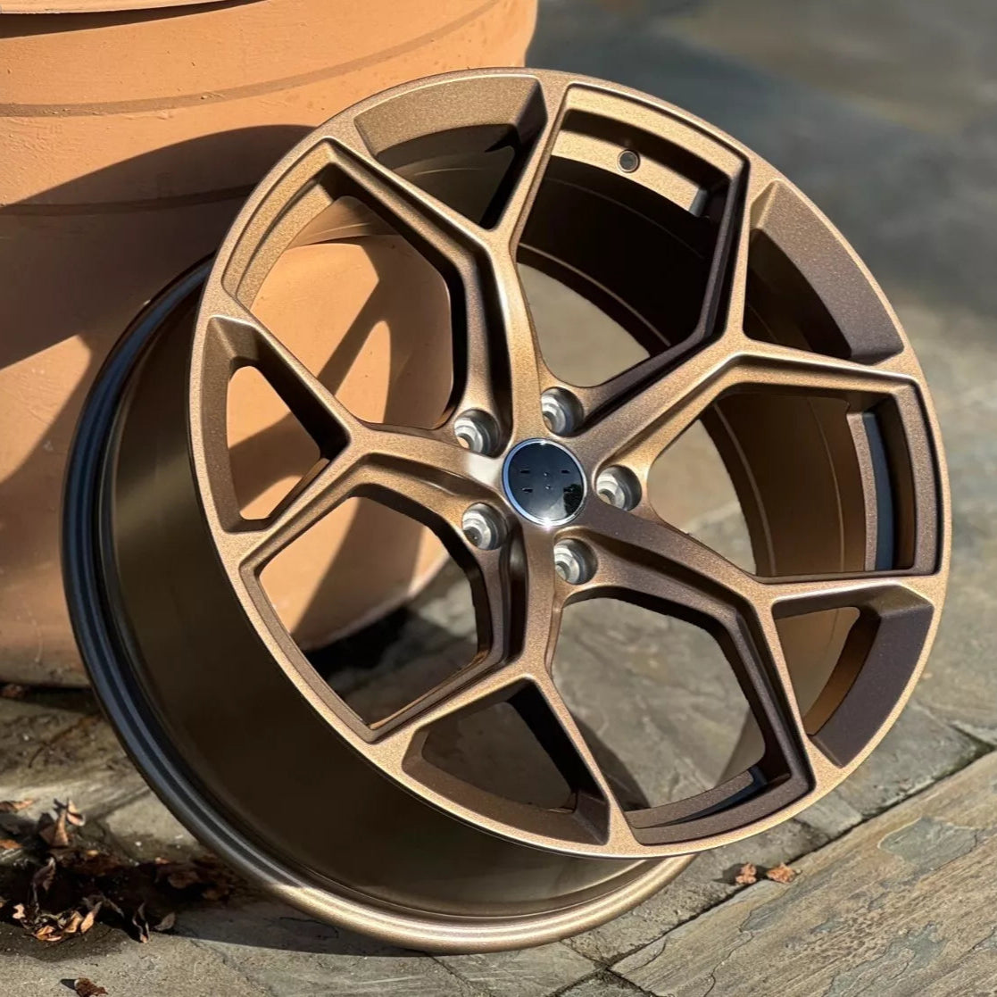 RS6 Performance Style - Matt Bronze - Fit Audi A3, A4, A5, A6, A7, A8, S3, S4, S5, S6, S7, S8, RS5, RS7, Q5, Q7, Q8