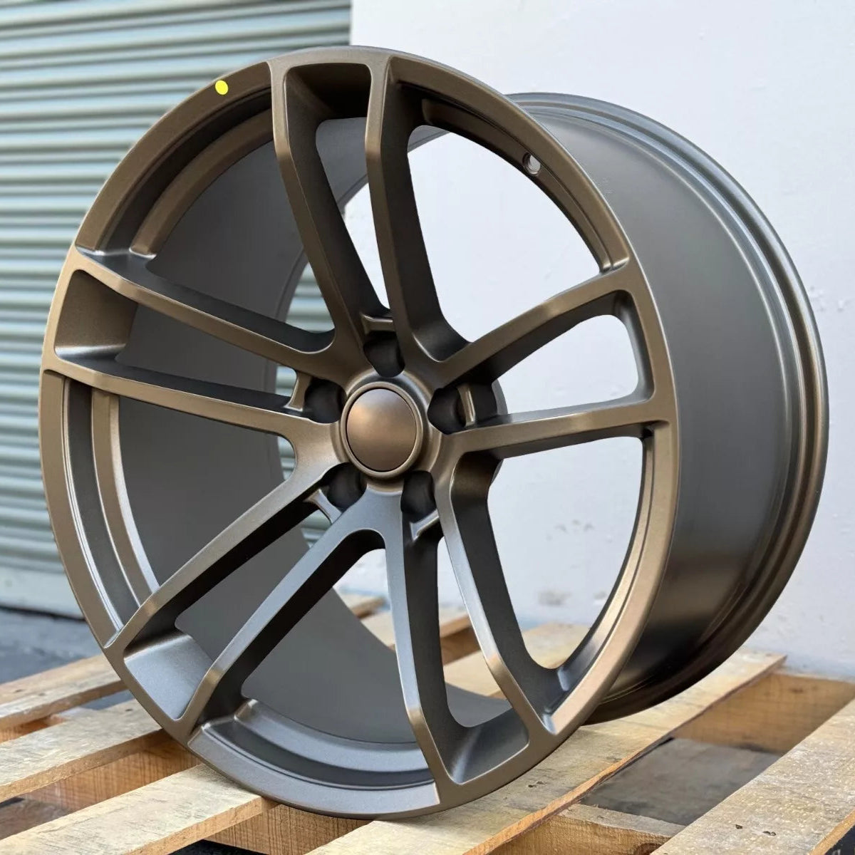20x9.5"/20x11" SRT Split Style Matte Bronze Wheels - Fits Dodge Challenger & Charger Models (Narrow Body)