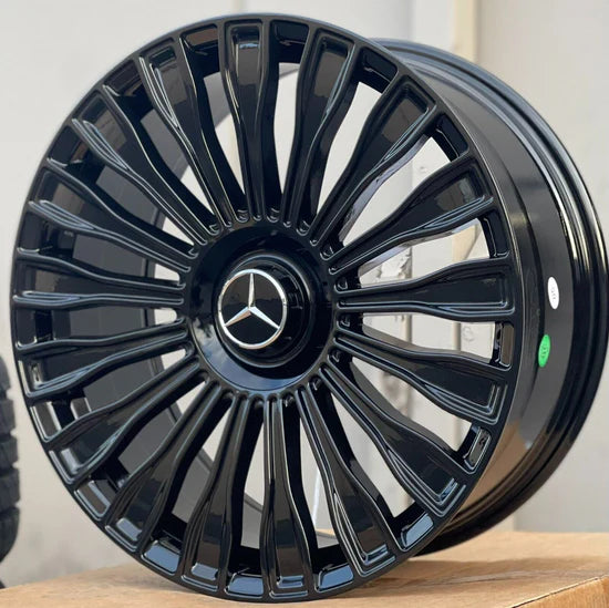 Maybach Style - Gloss Black - Fit Mercedes C E CL CLS SLK S SL ML GL GLE GLS Class