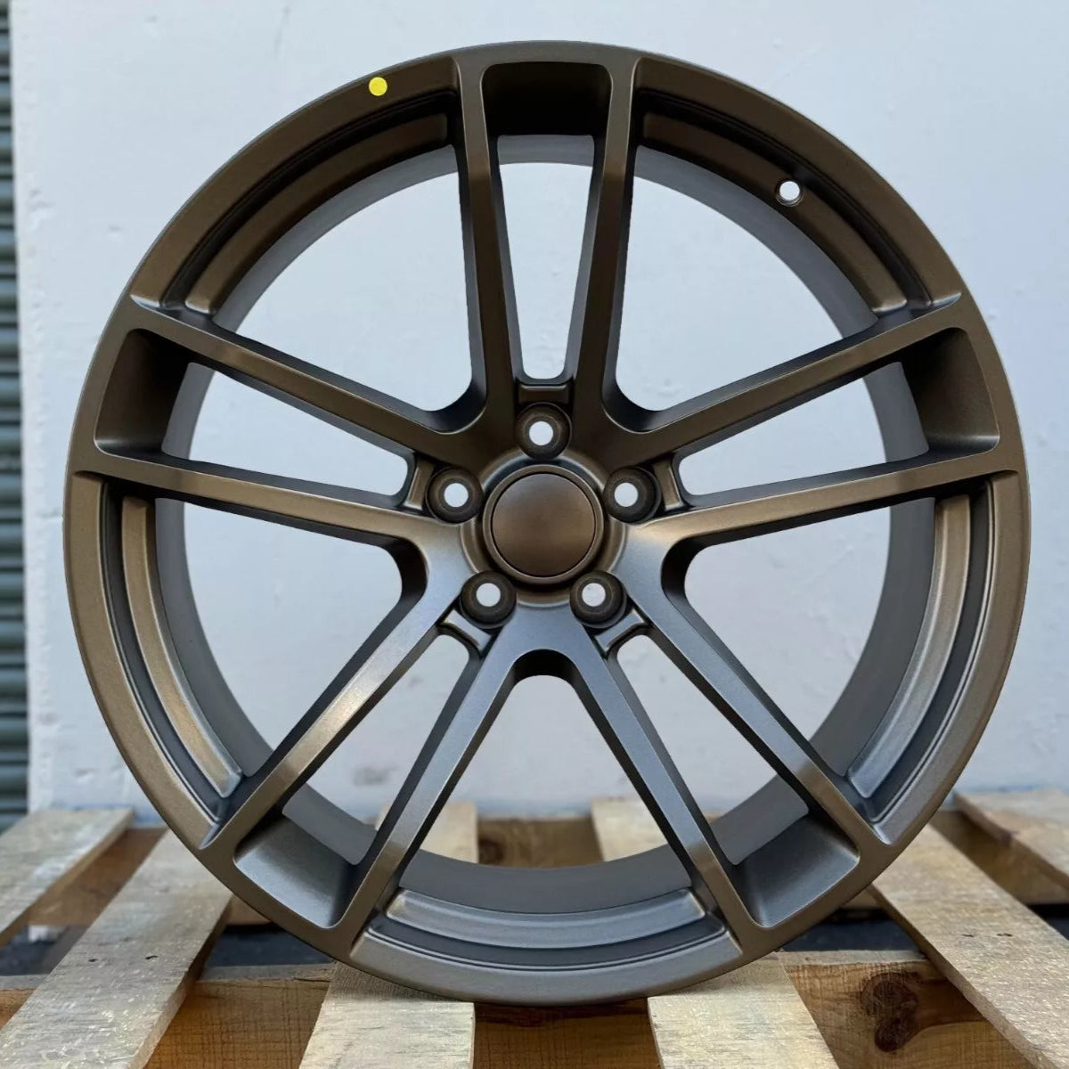 20x9.5"/20x11" SRT Split Style Matte Bronze Wheels - Fits Dodge Challenger & Charger Models (Narrow Body)