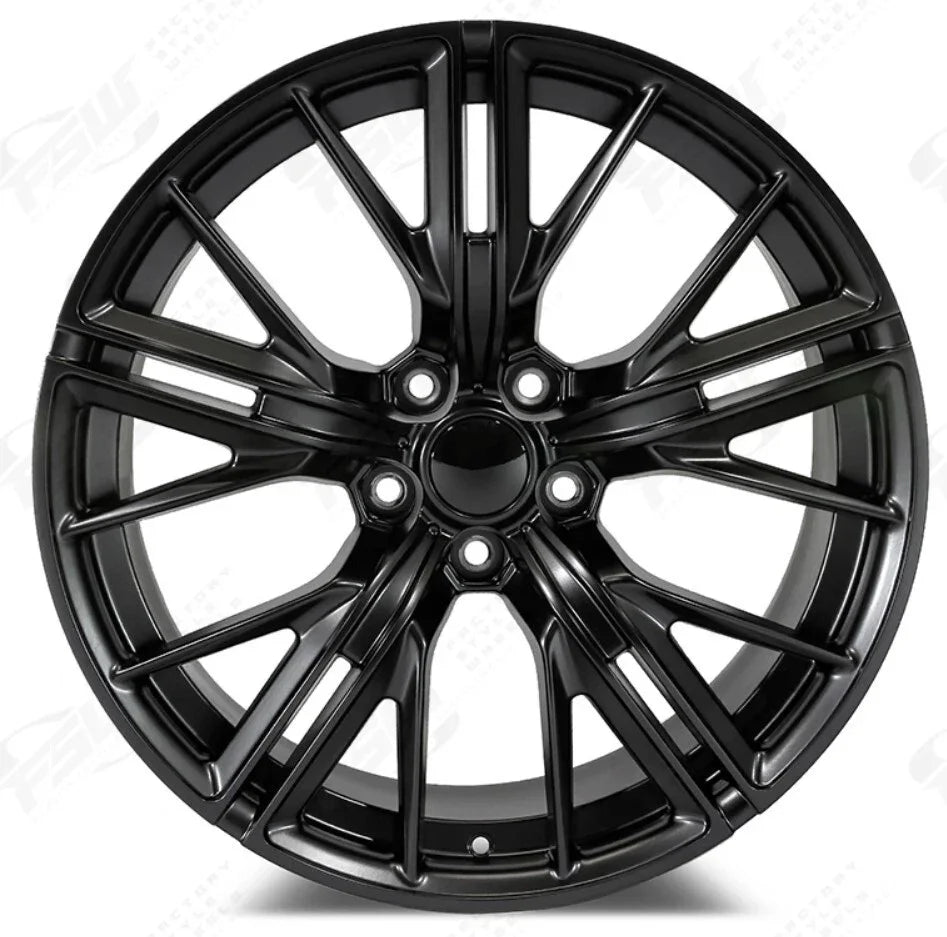 20x10"/20x11" ZL1 Mesh Style Matte Black Wheels - Fits Chevy Camaro - Ultra Speed Wheel
