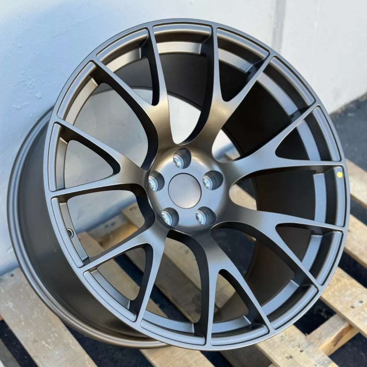 20x11" Hellcat Style Matte Bronze Wheels - Fits Dodge Challenger & Charger Models (Wide Body)