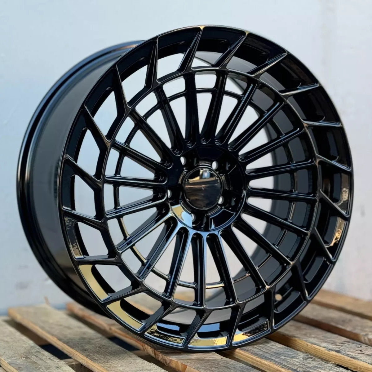 20x8.5"/20x9.5 Mesh Style Gloss Black Wheels - Fits Mercedes C, E, S, CLS Class