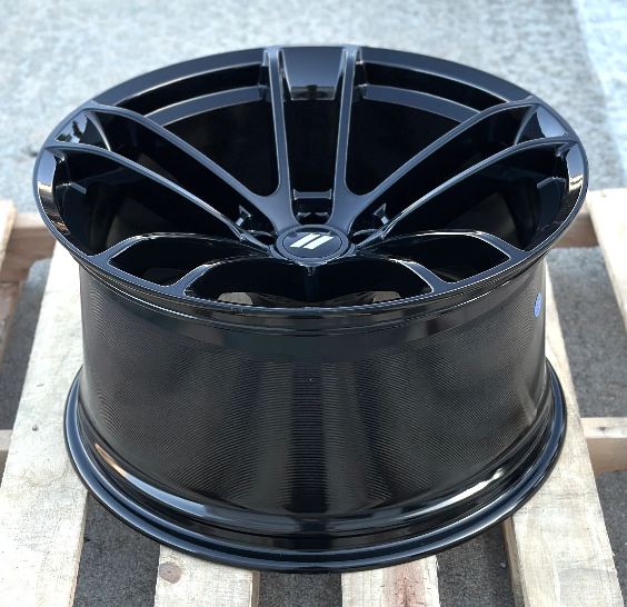 20x11" SRT Split Style Gloss Black Wheels - Fits Dodge Challenger & Charger Models (Wide Body)
