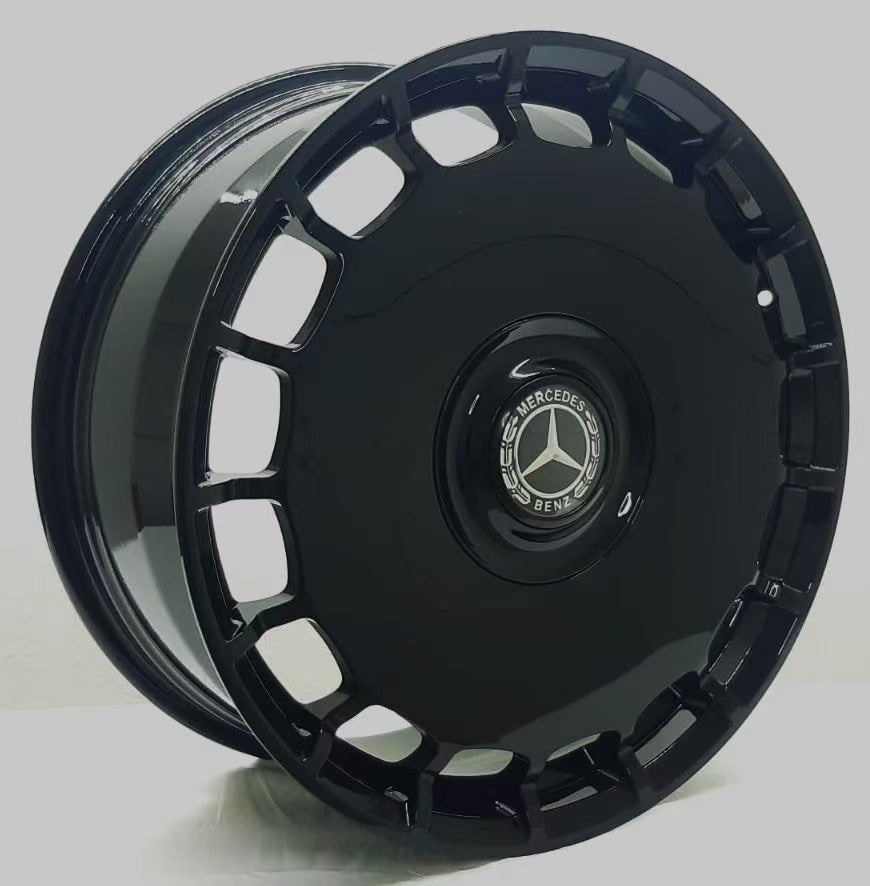 20x8.5"/20x10" Luxury Style Gloss Black Wheels - Fit Mercedes S Class (Forged)