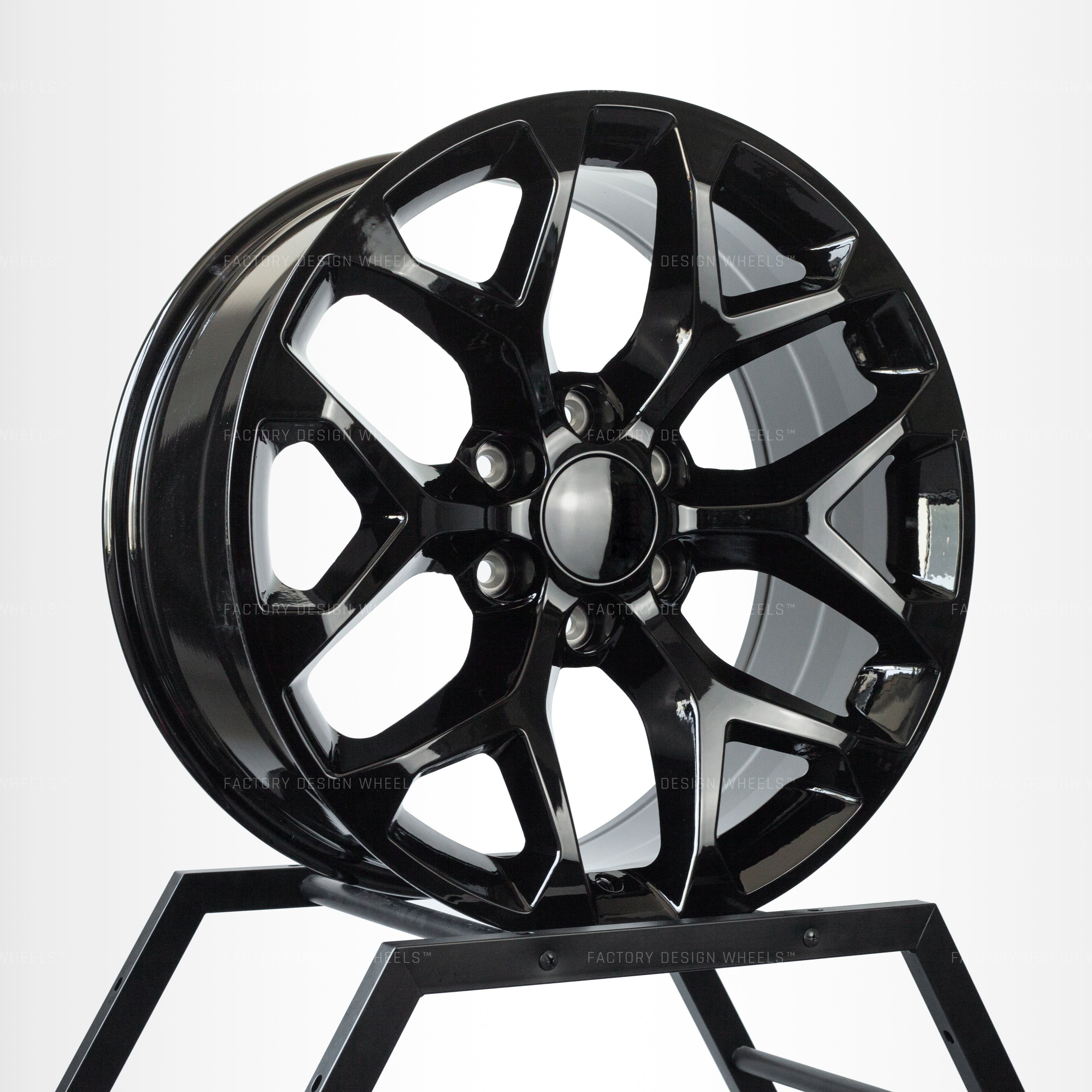 Snowflake Style - Gloss Black - Fit GMC Denali Savana Yukon Sierra