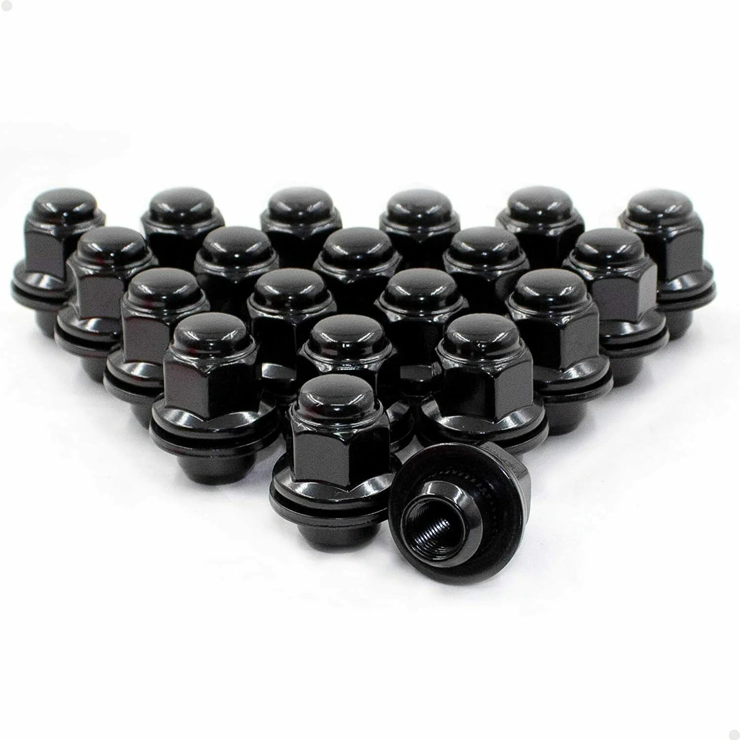 24pcs Mag Seat Black Lug Nuts For Toyota Tacoma 4Runner TRD