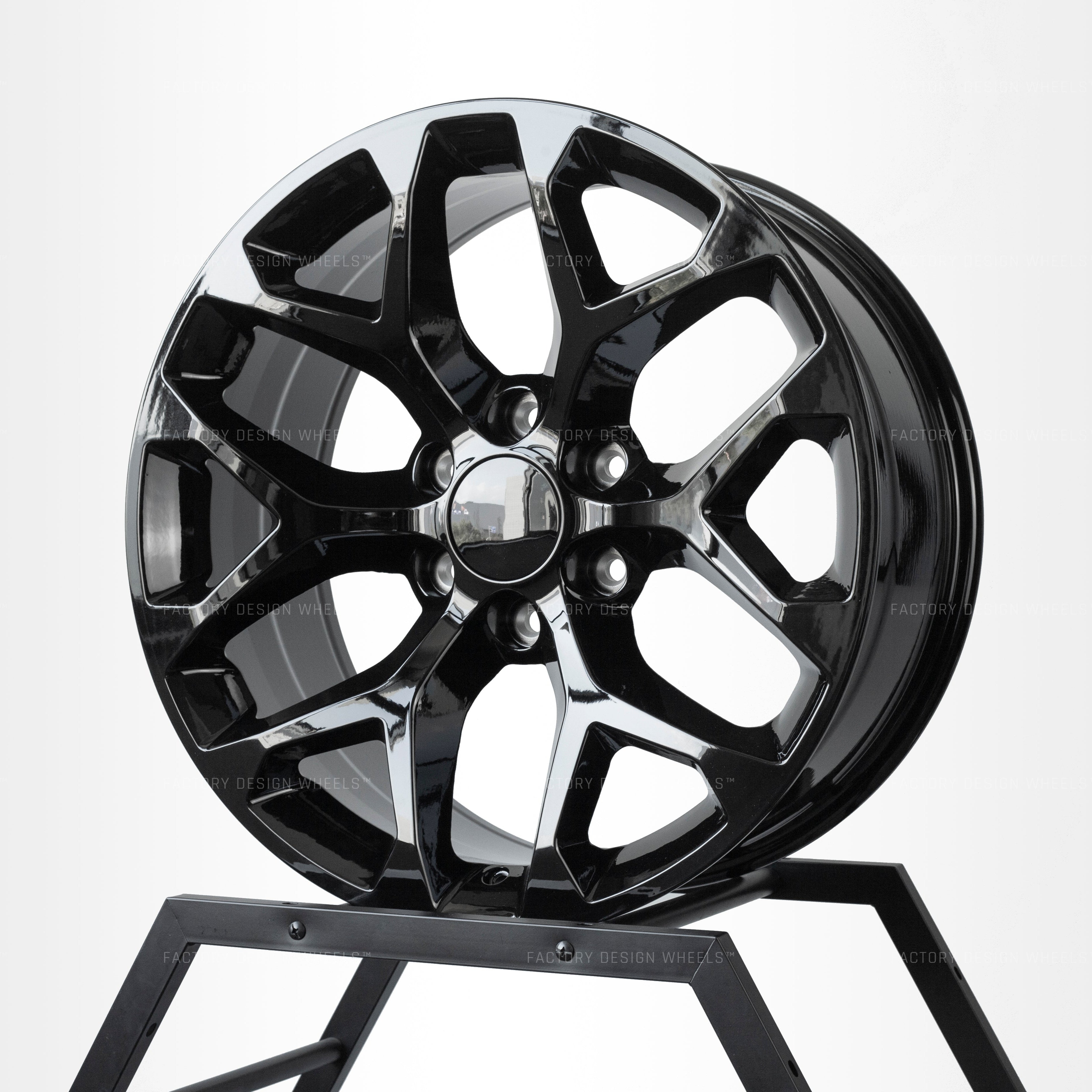Snowflake Style - Gloss Black - Fit GMC Denali Savana Yukon Sierra
