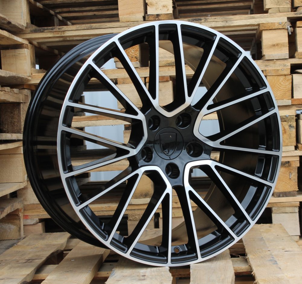 GTS Coupe Style - Black Machined Face - Fit Porsche Cayenne GTS Diesel Hybrid Turbo