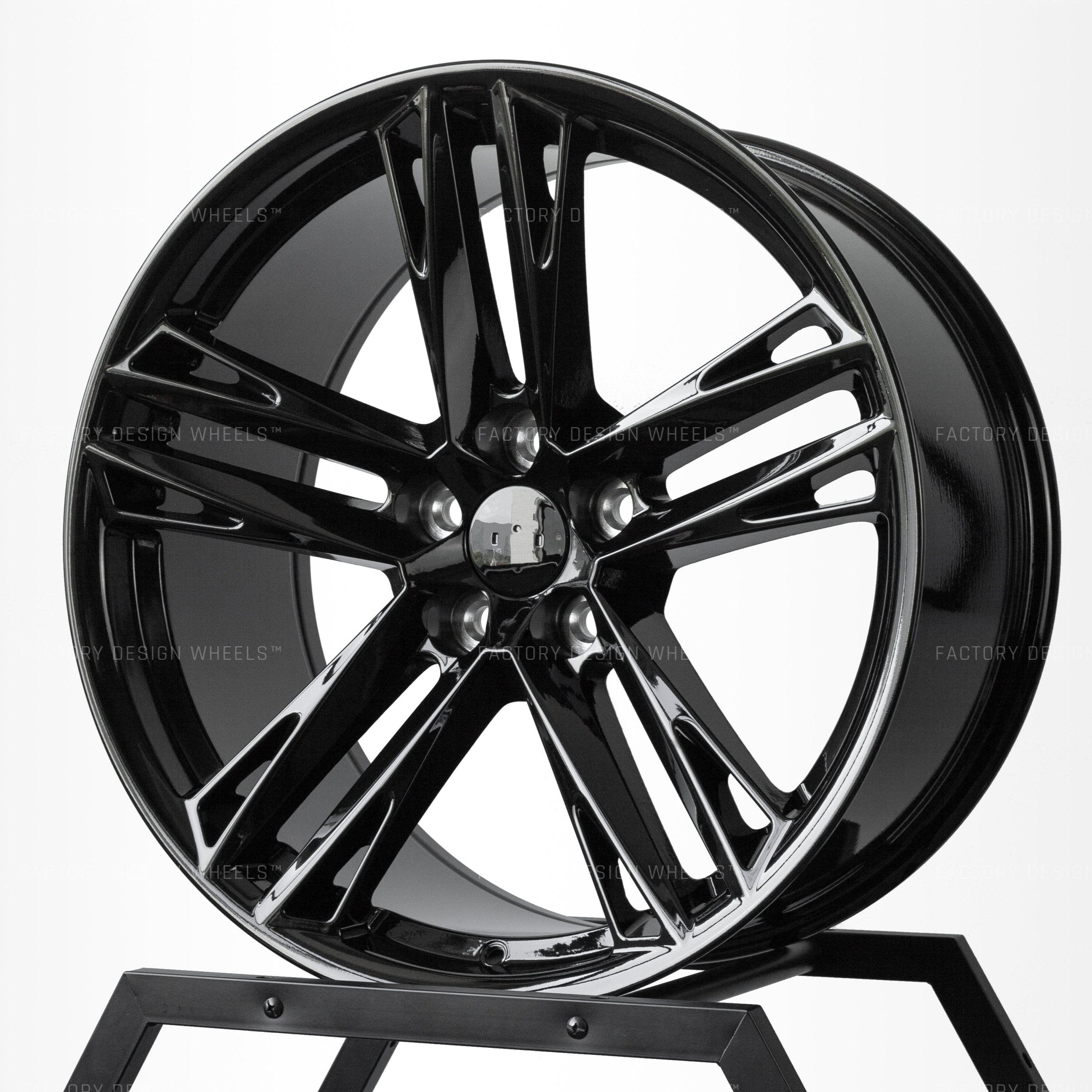 20" ZL1 Split Style Gloss Black Wheels - Fits Chevy Camaro - Ultra Speed Wheel
