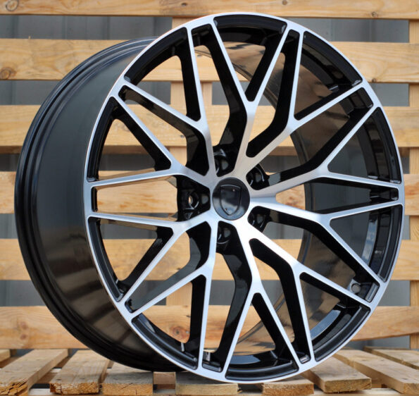 RS Spyder Style - Black Machined Face - Fit Porsche Macan Cayenne