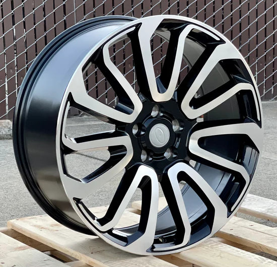 Autobiography Style - Black Machined Face - Range Rover Sport SVR HSE Autobiography Discovery LR3 LR4