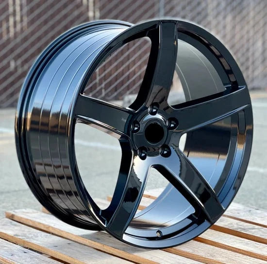 HC2 Style - Gloss Black - Fits Dodge Durango RT GT SRT Hellcat SXT Rallye Jeep Grand Cherokee SRT8 Laredo Summit Trackhawk