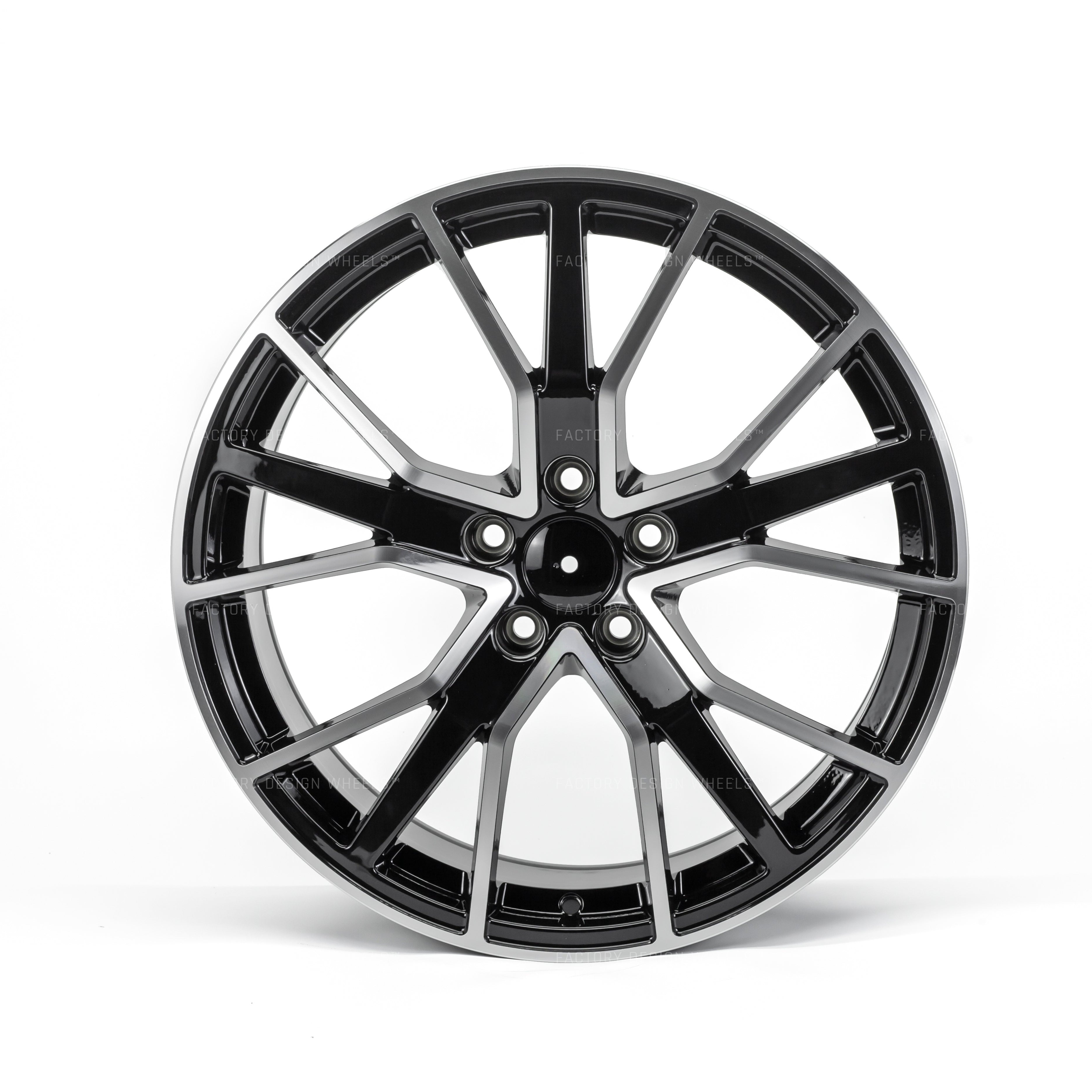 Audi Black Machined Face Wheel