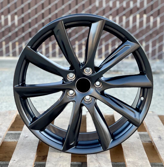 Turbine Style - Matt Black - Fit Tesla Model 3 & Y & X & S
