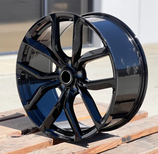 22x9.5" SVR Style Gloss Black Wheels - Fits Range Rover / Defender / Discovery Models
