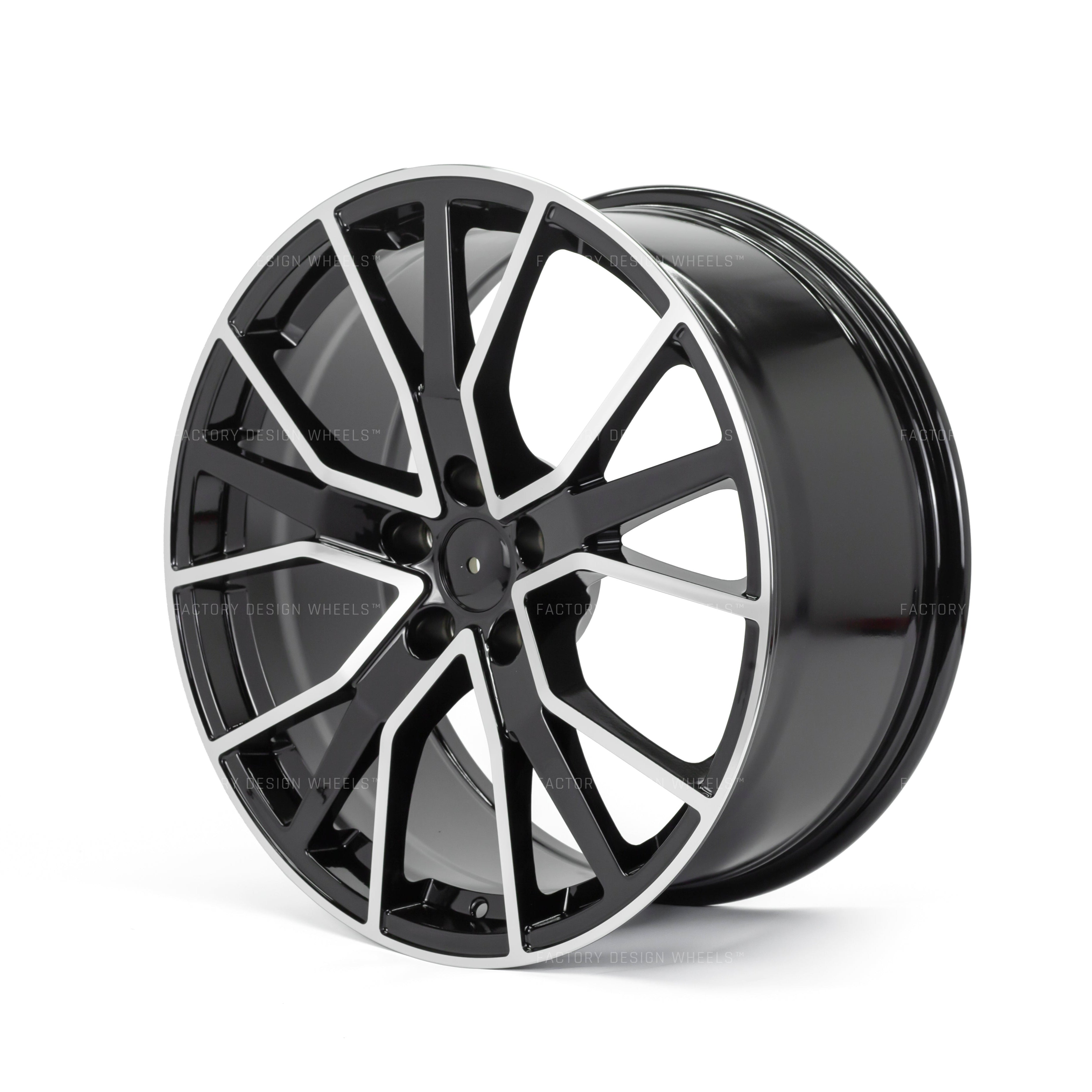 Audi Black Machined Face Wheel