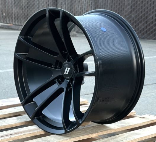 20x11" SRT Split Style Matte Black Wheels - Fits Dodge Challenger & Charger Models (Wide Body)