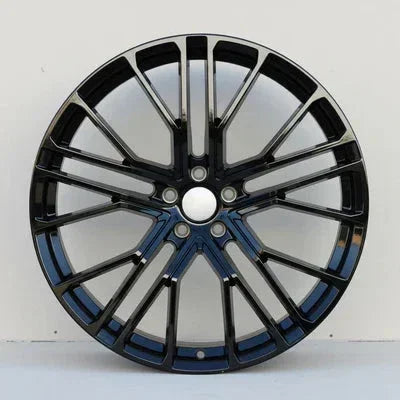 22x9.5" Y-Design Style Gloss Black Wheels - Fits Audi A6/A7/A8, Q7/Q8, E-Tron & S/RS Models - Ultra Speed Wheel