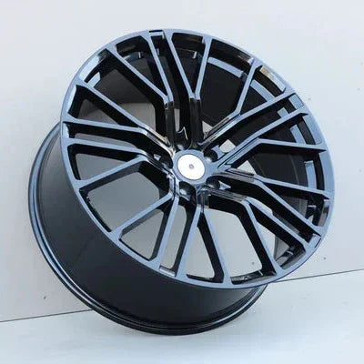 22x9.5" Y-Design Style Gloss Black Wheels - Fits Audi A6/A7/A8, Q7/Q8, E-Tron & S/RS Models - Ultra Speed Wheel