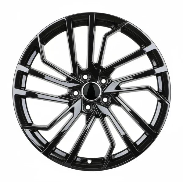 18x8" RS4 Style Gloss Black Wheels - Fits Audi A3/A4/A5/A6/A7/A8, Q3/Q5 & S/RS Model - Ultra Speed Wheel