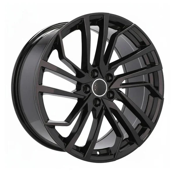 18x8" RS4 Style Gloss Black Wheels - Fits Audi A3/A4/A5/A6/A7/A8, Q3/Q5 & S/RS Model - Ultra Speed Wheel