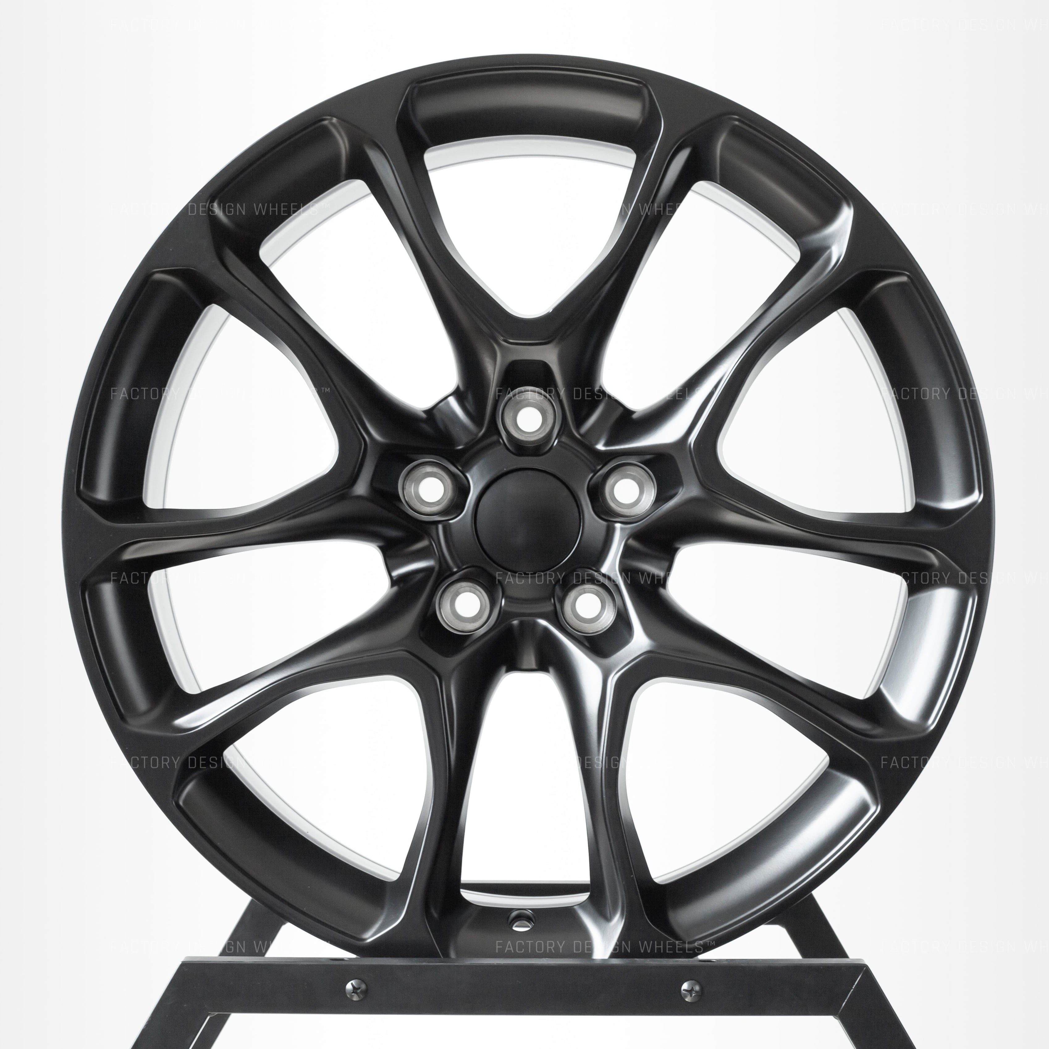 20x10" SRT TrackHawk Style Matte Black Wheels - Ultra speed Wheel