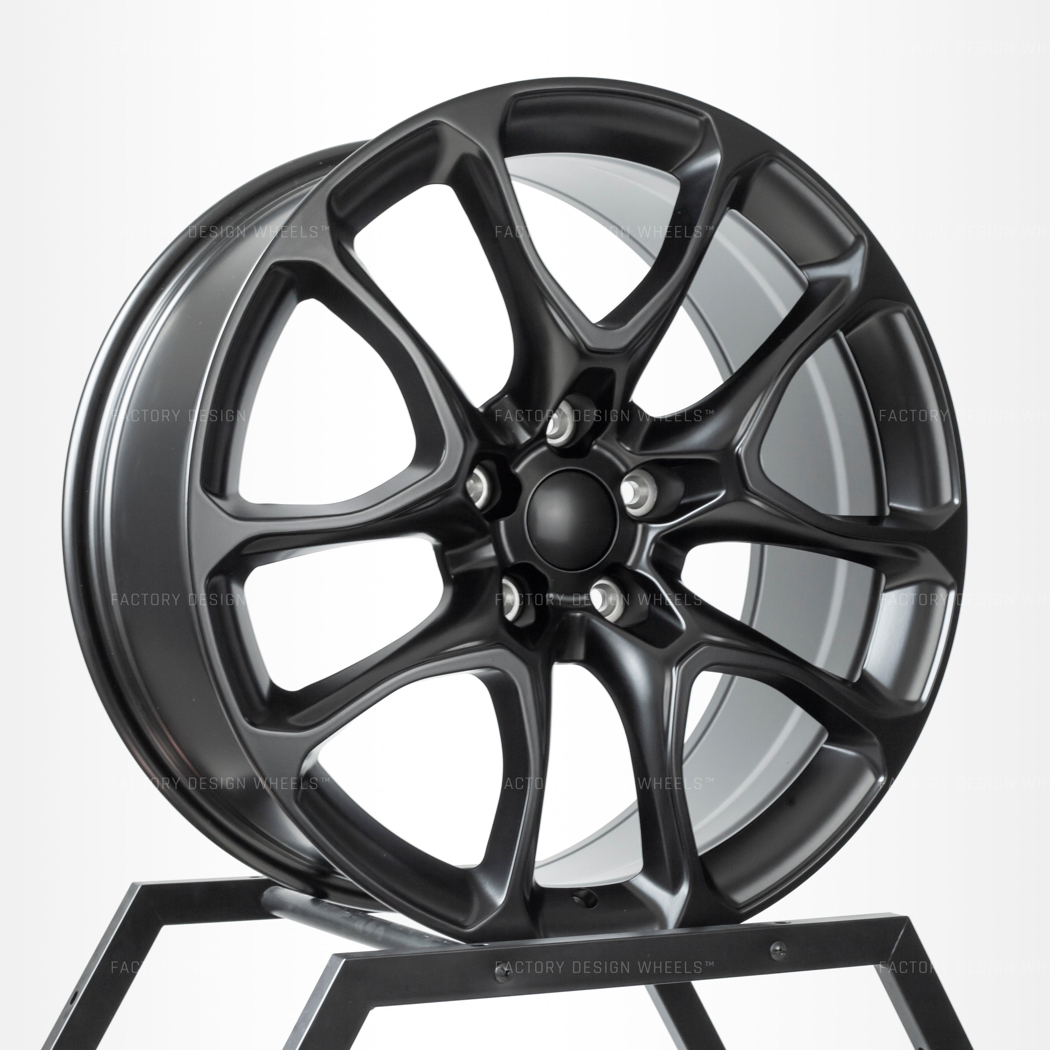 20x9" SRT TrackHawk Style Matte Black Wheels - Ultra speed Wheel