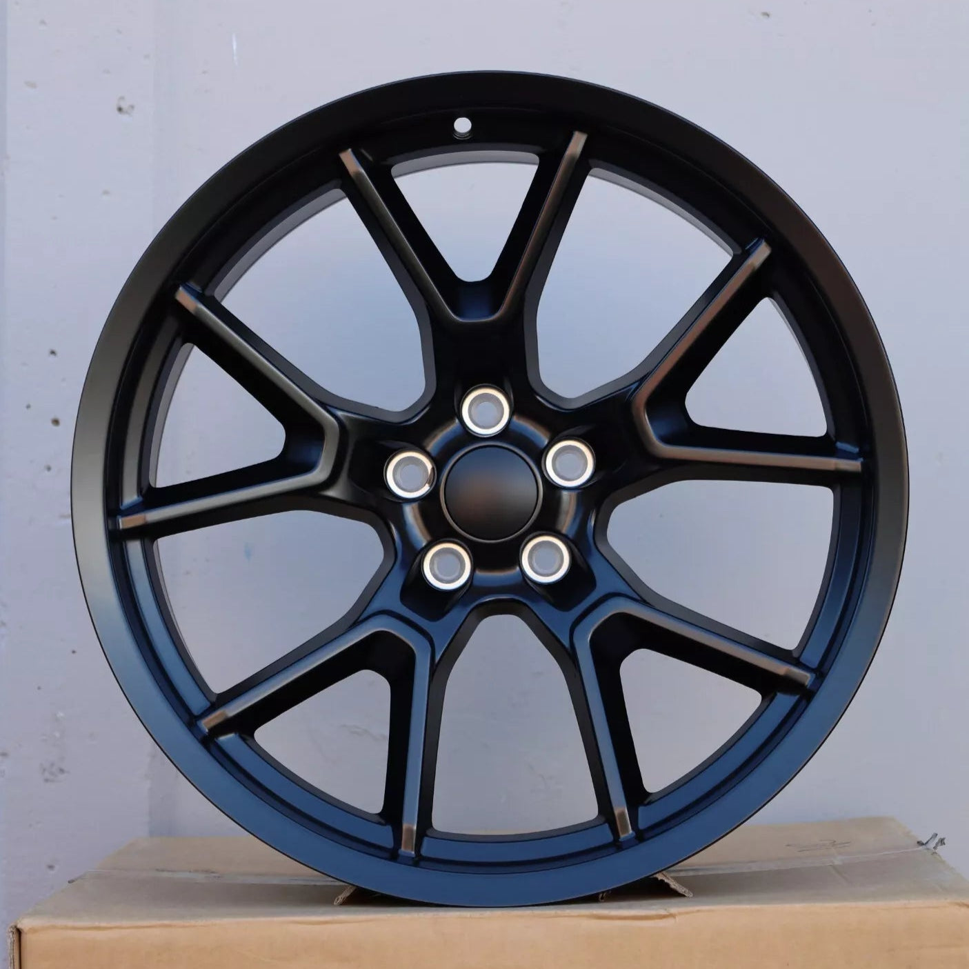 20" 20x9"/20x10.5" Anniversary Style Matt Black Wheels