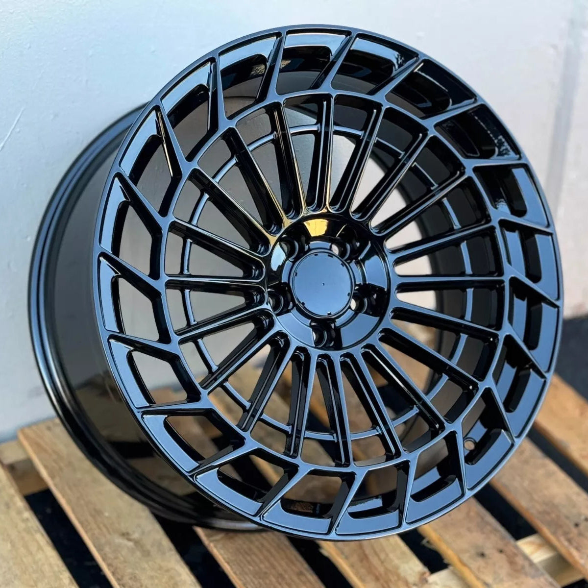 20x8.5"/20x9.5 Mesh Style Gloss Black Wheels - Fits Mercedes C, E, S, CLS Class