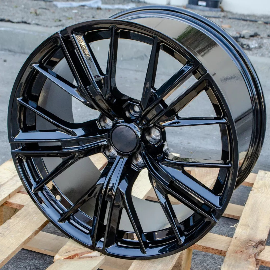 20" ZL1 Mesh Style Gloss Black Wheels - Fits Chevy Camaro - Ultra Speed Wheels