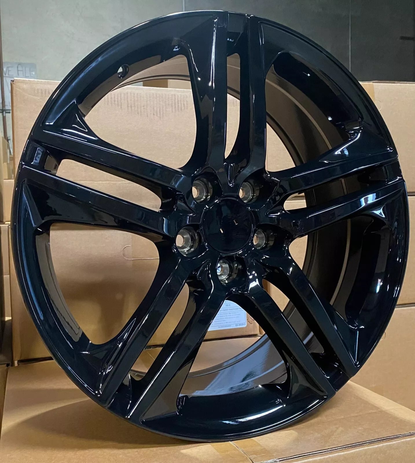 18" Sport Style Gloss Black Wheels Fit Honda Accord EX LX Sport Coupe Sedan Civic EX LX SI Acura TSX