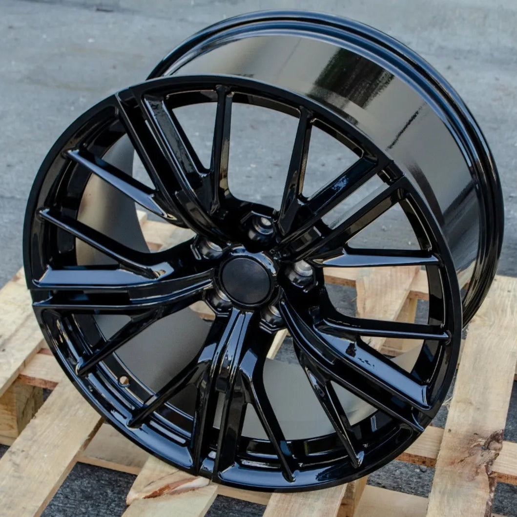 20" ZL1 Mesh Style Gloss Black Wheels - Fits Chevy Camaro - Ultra Speed Wheels