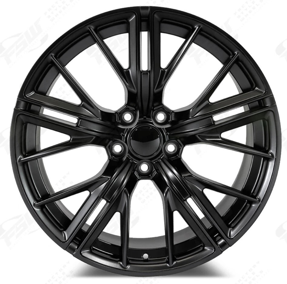 20" ZL1 Mesh Style Matt Black Wheels - Fits Chevy Camaro - Ultra Speed Wheel