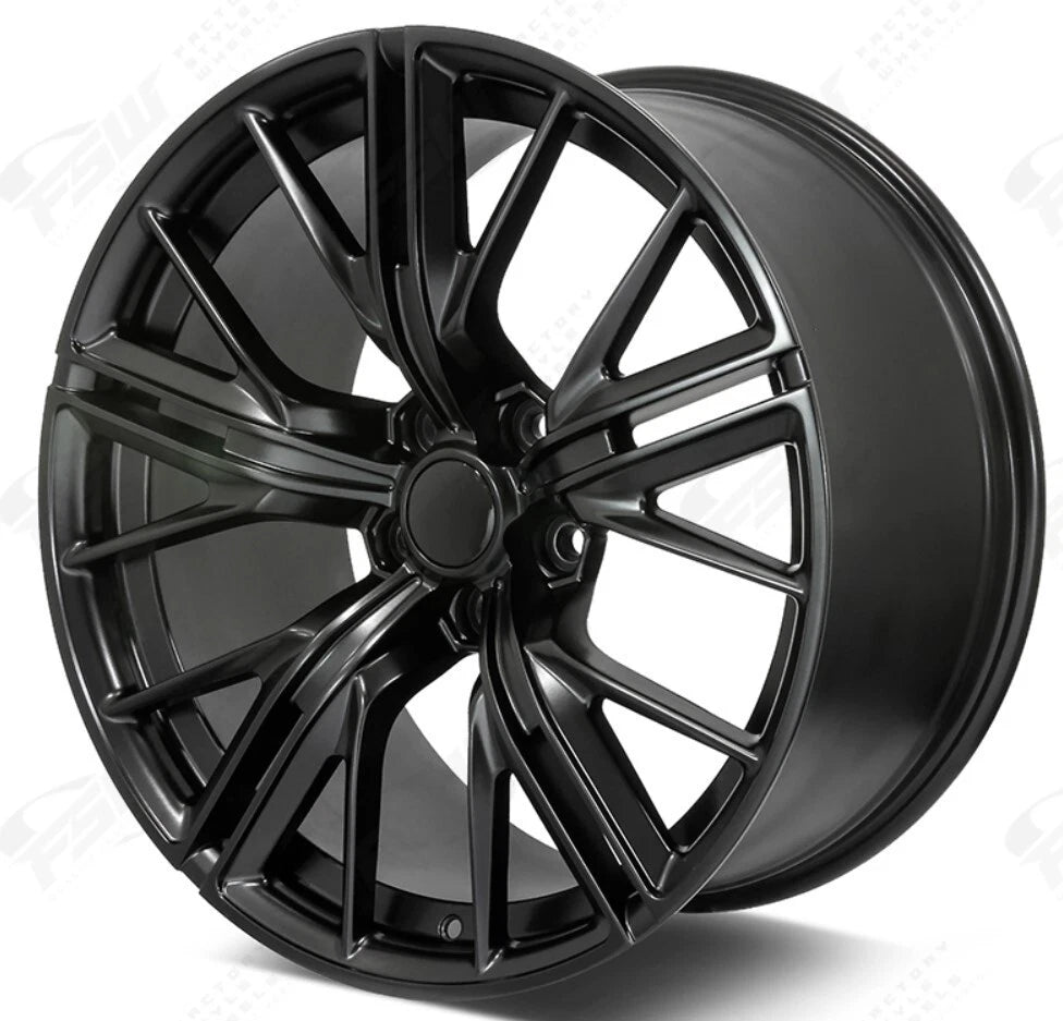 20" ZL1 Mesh Style Matt Black Wheels - Fits Chevy Camaro - Ultra Speed Wheel