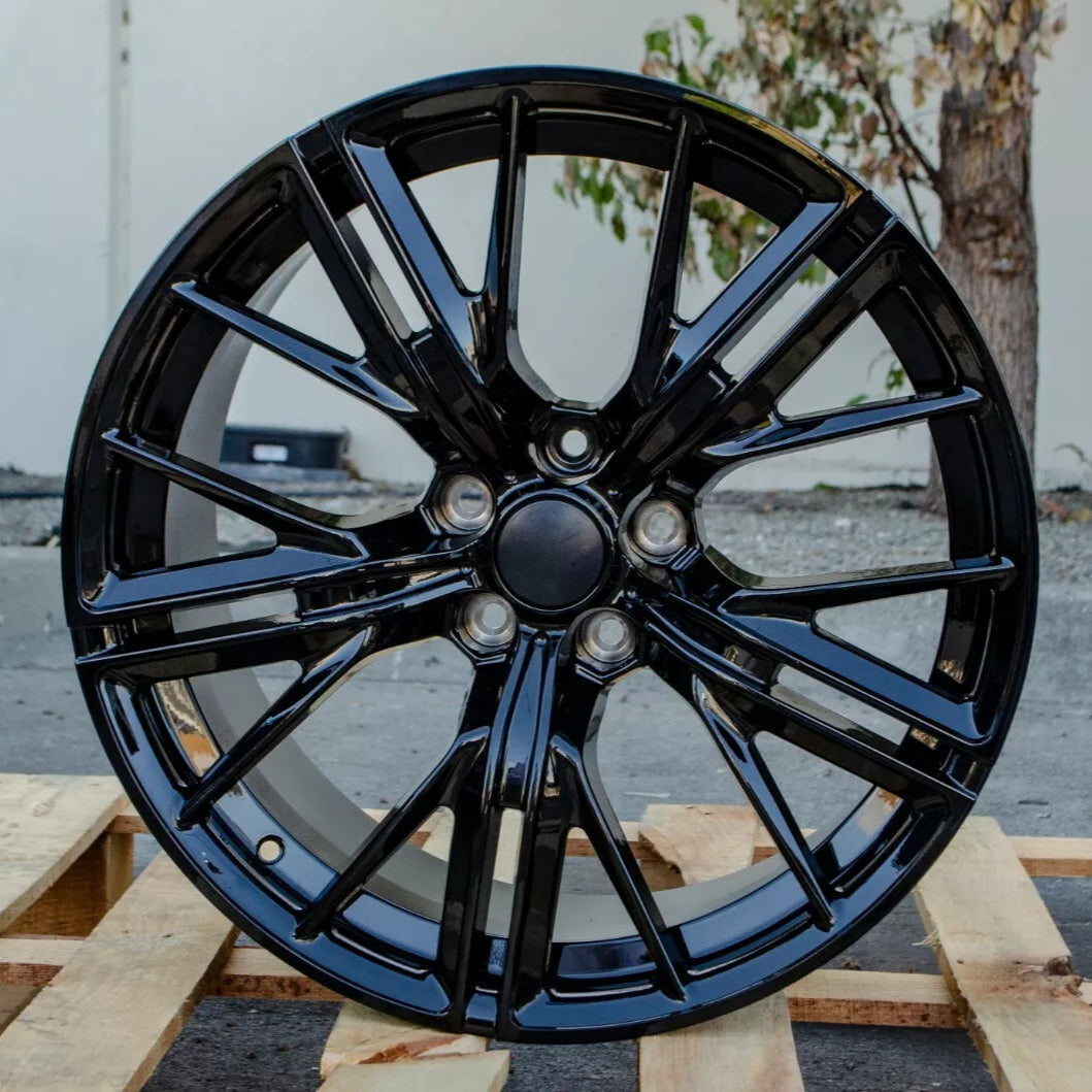 20" ZL1 Mesh Style Gloss Black Wheels - Fits Chevy Camaro - Ultra Speed Wheels